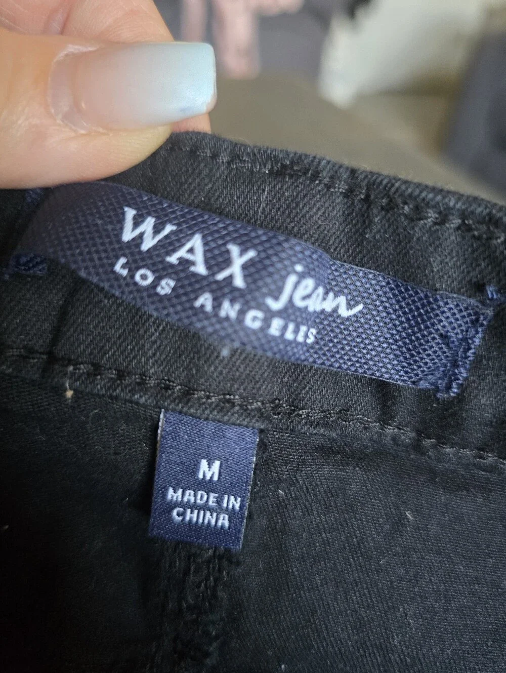 Wax Jeans.Black Distressed Denim Mini Skirt - Women's Fashion